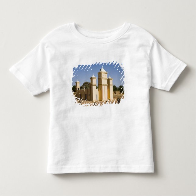 Mali, Bamako. Moschee, Bamako-Djenne-Straße Kleinkind T-shirt (Vorderseite)