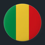Mali Button<br><div class="desc">FlagSwag.com Geschenke und Bekleidung: Custom World Flag Designs and Patterns on T - Shirt,  Posters,  Tasse,  Stickers and more Geschenke. Wählen Sie "Anpassen" und dann "Bearbeiten",  um die Farbe eines beliebigen Stils zu ändern und weitere Designs unter http://www.FlagSwag.com durchsuchen.</div>