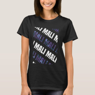 Mali Camouflage Pattern Lila Camouflage T-Shirt