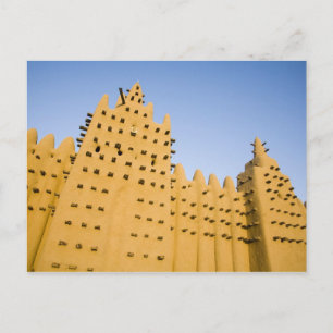 Mali, Djenne. Große Moschee Postkarte