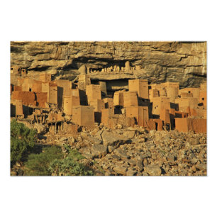 MALI, Dogon Lands. Traditionelle Tellem malian Fotodruck