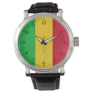 Mali Flag Armbanduhr