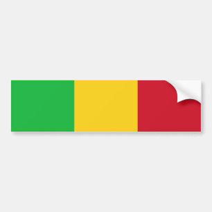Mali Flag Autoaufkleber