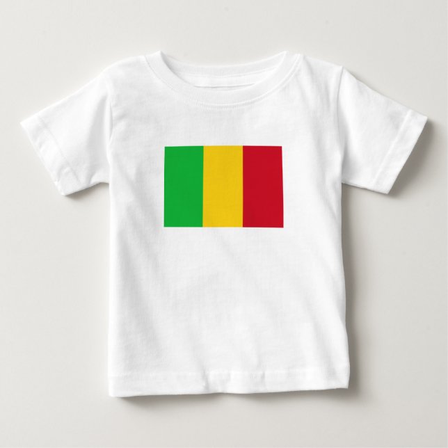Mali Flag Baby T-shirt (Vorderseite)