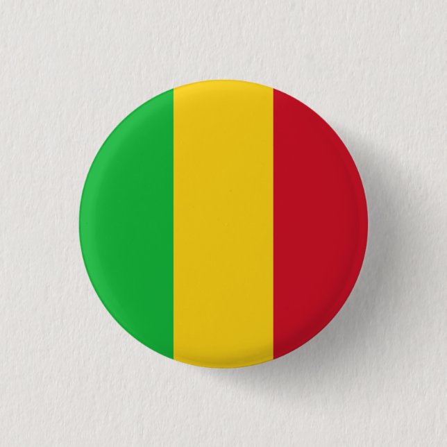 Mali Flag Button (Vorderseite)