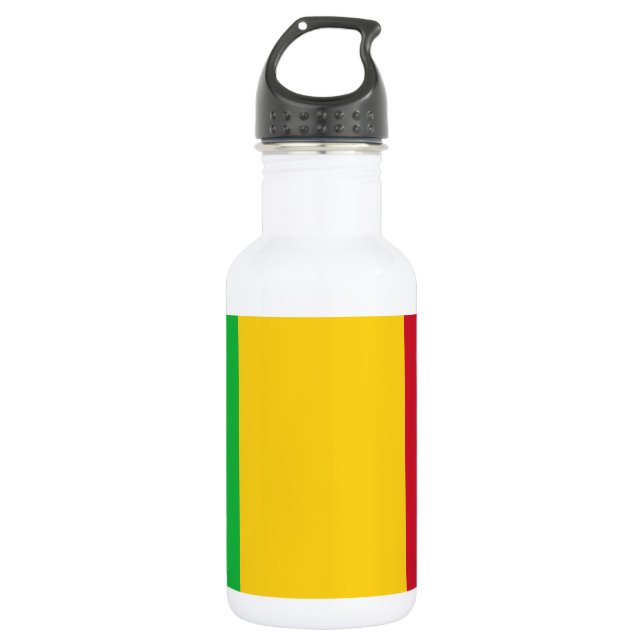Mali Flag Edelstahlflasche (Vorderseite)