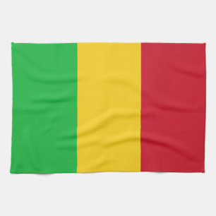 Mali Flag Geschirrtuch