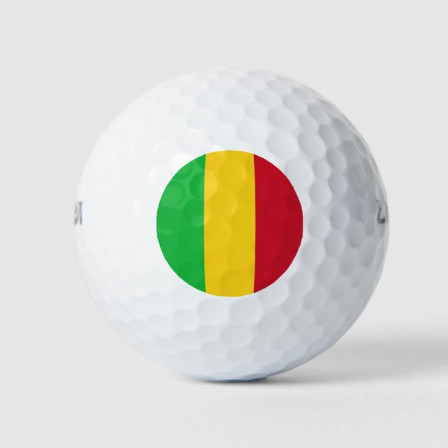 Mali Flag Golfball (Vorderseite)