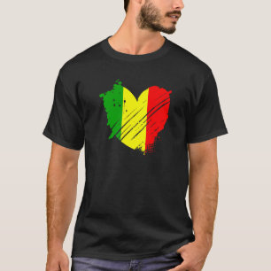 Mali Flag I Liebe Mali Es ist in meiner DNA für Ma T-Shirt