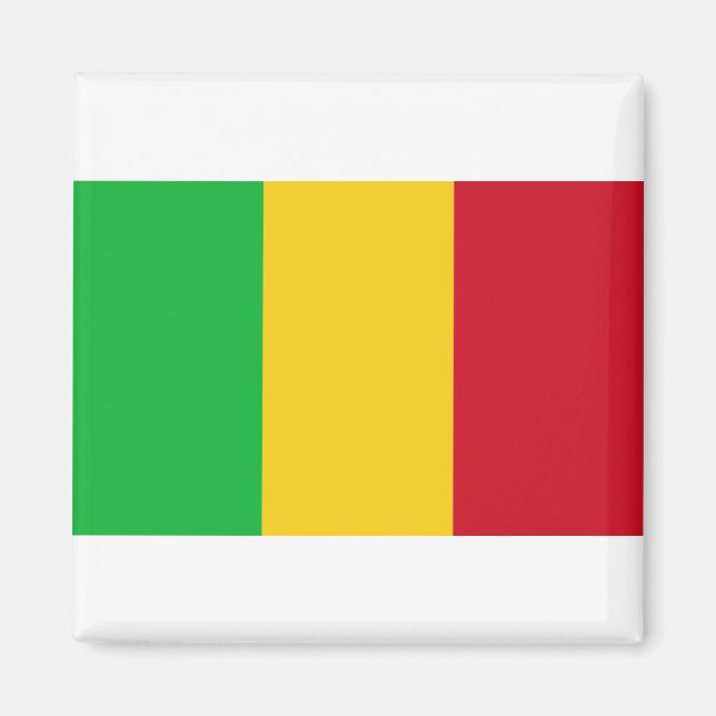 Mali Flag Magnet (Vorne)