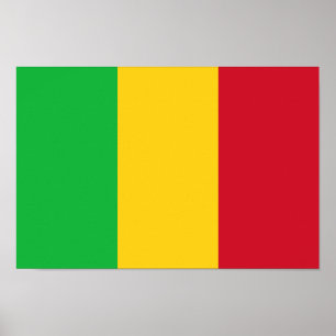 Mali Flag Poster