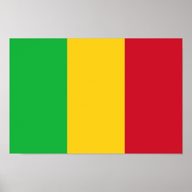 Mali Flag Poster (Vorne)