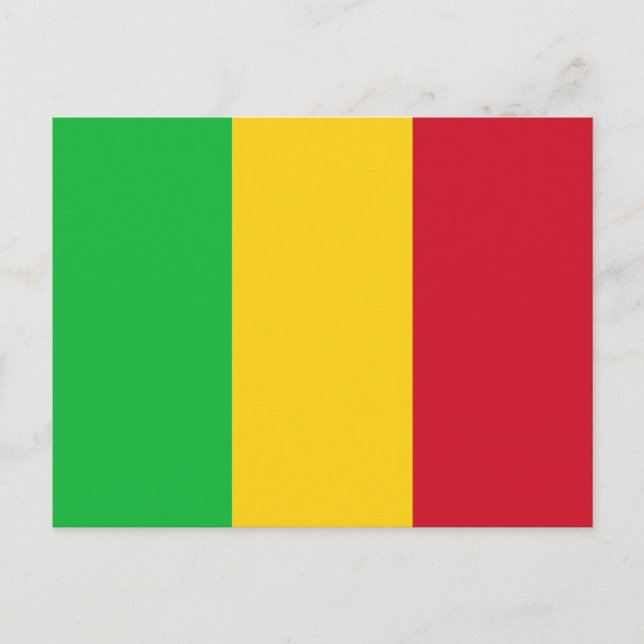 Mali Flag Postkarte (Vorderseite)