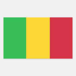 Mali Flag Rechteckiger Aufkleber