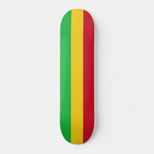 Mali Flag Skateboard (Vorderseite)