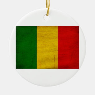Mali-Flagge Keramik Ornament