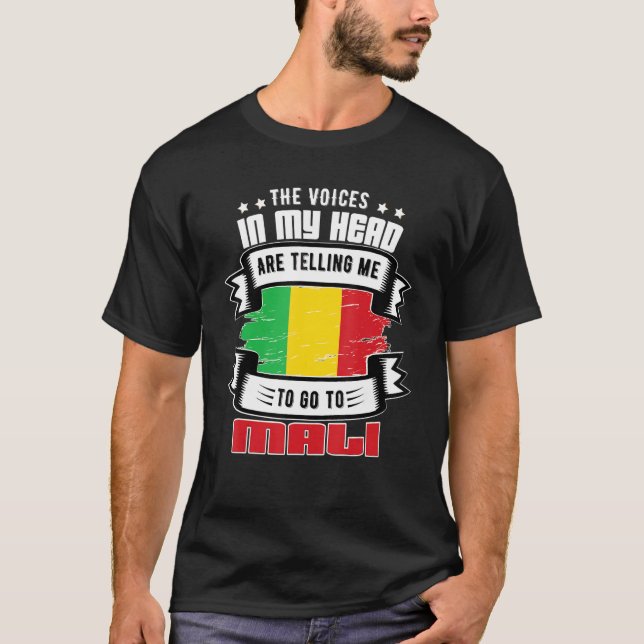 Mali in meinem Kopf T-Shirt (Vorderseite)