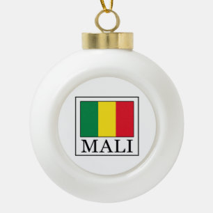 Mali Keramik Kugel-Ornament