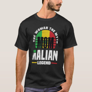 Mali Malian Mali Flag Mütter Day T-Shirt
