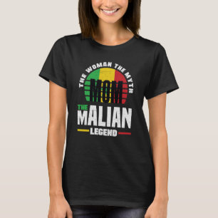 Mali Malian Mali Flag Mütter Day T-Shirt