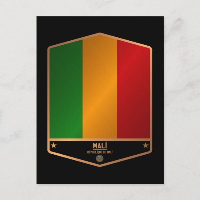 Mali Postkarte (Vorderseite)