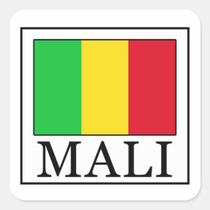 Mali Quadratischer Aufkleber