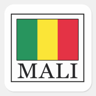 Mali Quadratischer Aufkleber