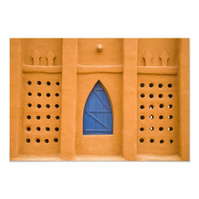 Mali, Segou. Gebäude aus traditionellem Lehm Fotodruck (Vorne)