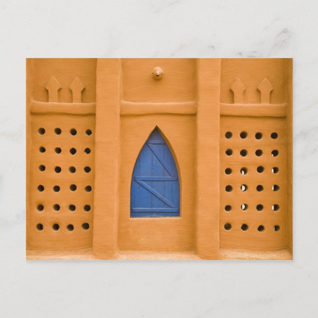 Mali, Segou. Gebäude aus traditionellem Lehm Postkarte (Vorderseite)