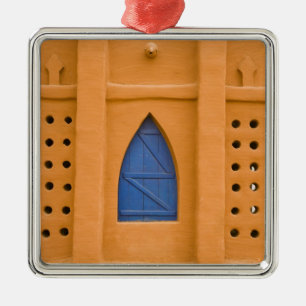 Mali, Ségou. Traditioneller Lehmziegelbau Ornament Aus Metall