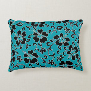 Malia Hibiscus Hawaiian Pareau Druck Dekokissen