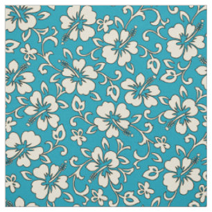 Malia Hibiscus Hawaiian Pareau Druck Stoff