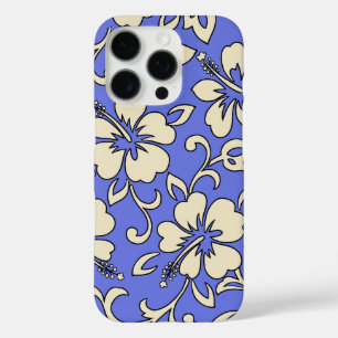 Malia Hibiskus Hawaiian Floral Periwinkle iPhone 16 Pro Hülle