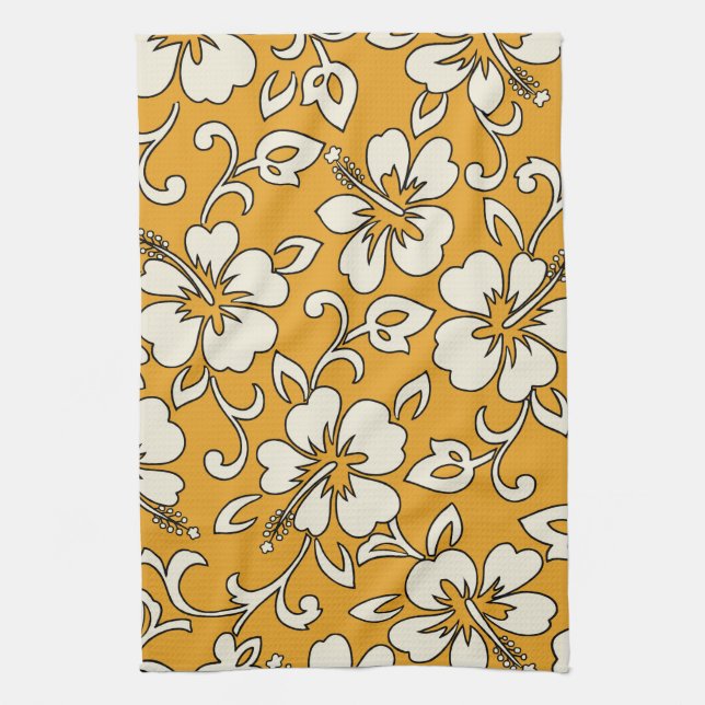 Malia Hibiskus Hawaiian Küchentuch (Vertikal)