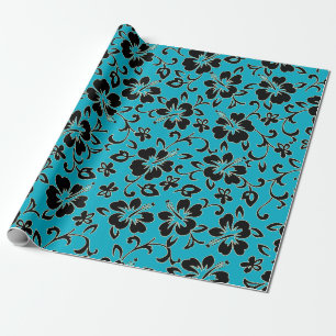 Malia Hibiskus Hawaiian Pareau Print Geschenkpapier