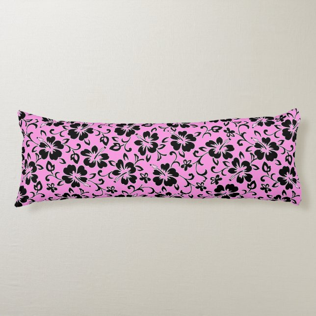 Malia Hibiskus Hawaiian Pareau Print Seitenschläferkissen (Vorderseite)