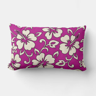 Malia Hibiskus Hawaiian Reversible Lumbar Pillows Lendenkissen