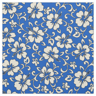 Malia Hibiskus hawaiischer Pareau Druck Stoff
