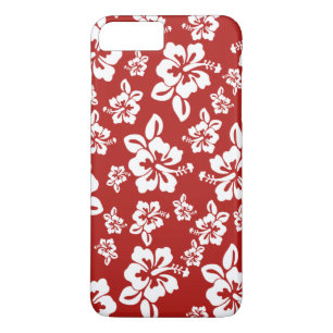 Malia Hibiskus - Roter Hawaiianischer Pareau Dru Case-Mate iPhone Hülle