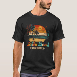 Malibu Beach California Urlaub 2024 Matching Fam T-Shirt