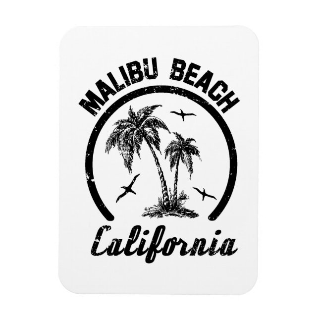 Malibu Beach Magnet (Vertikal)