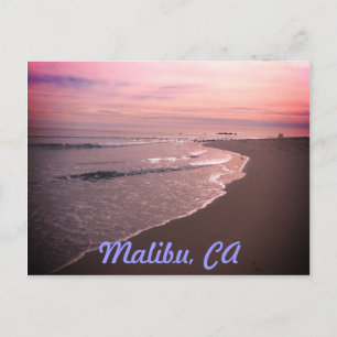 Malibu Beach Postkarte