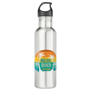 Malibu Beach Retro Edelstahlflasche