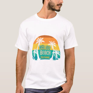 Malibu Beach Retro T-Shirt