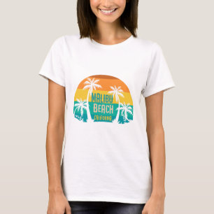 Malibu Beach Retro T-Shirt