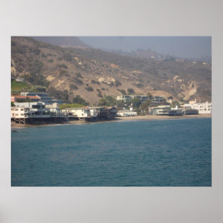 Malibu Beach Zuhause Poster