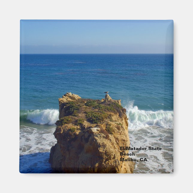 Malibu CA Beach Magnet (Vorne)