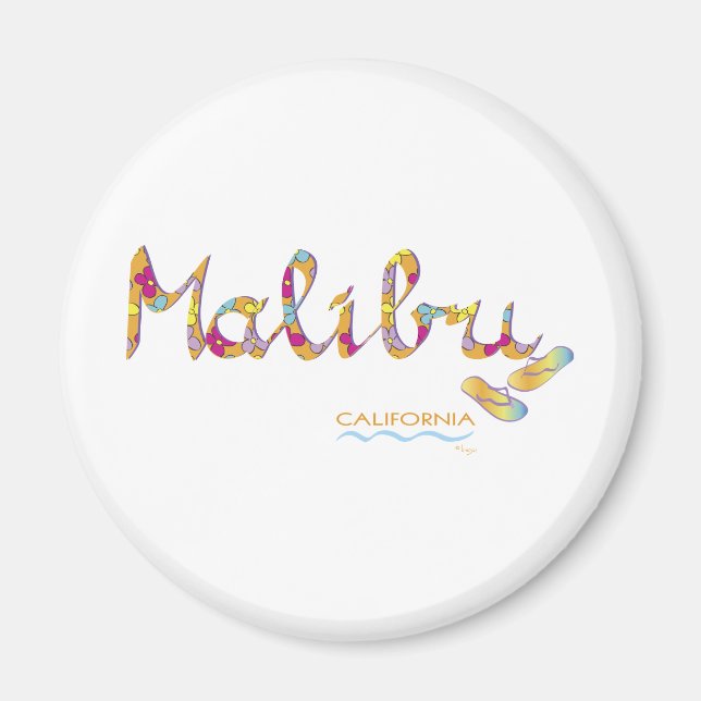 Malibu, CA Magnet (Vorne)