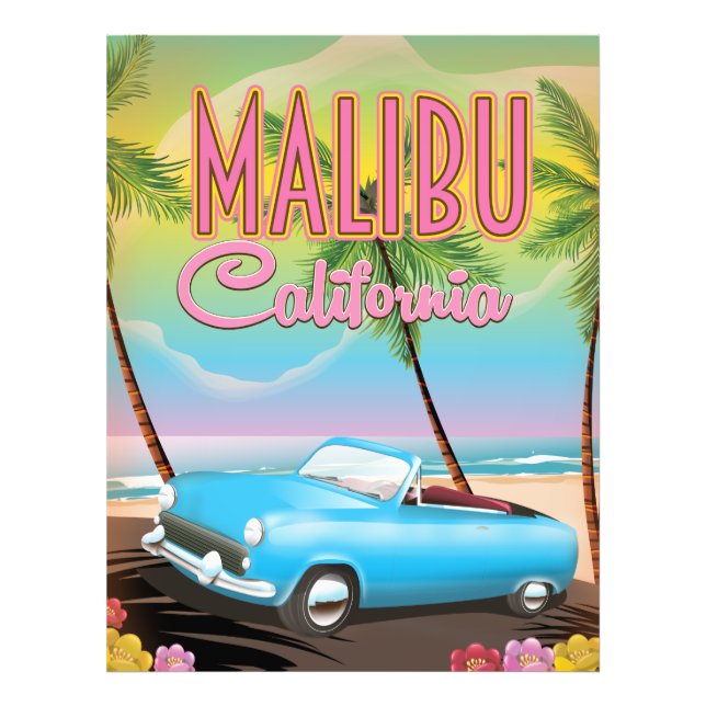 Malibu California Fotodruck (Vorne)