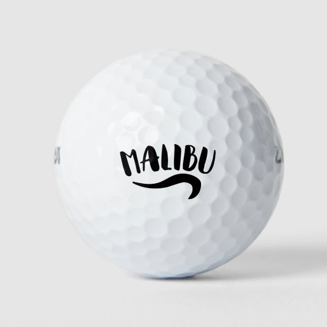 Malibu California Golfball (Vorderseite)